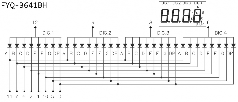 Build Your Own 4-Digit 7-Segment LED Display Module - Codrey Electronics