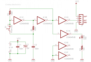 CMOS Toggle Switch with CD4049 - Codrey Electronics