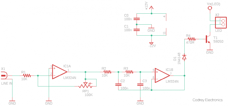 Analog Audio Visualizer LEDs - Codrey Electronics