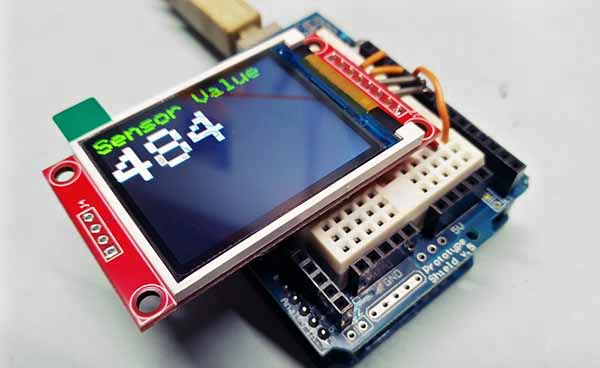 Using The St7735 1 8 Color Tft Display With Arduino E 2212