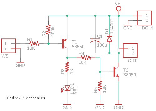 High Water Sensor Schematic