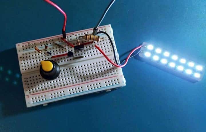 Cupboard Light Bread Board Prototype