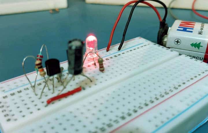 Flashing Float Breadboard Test